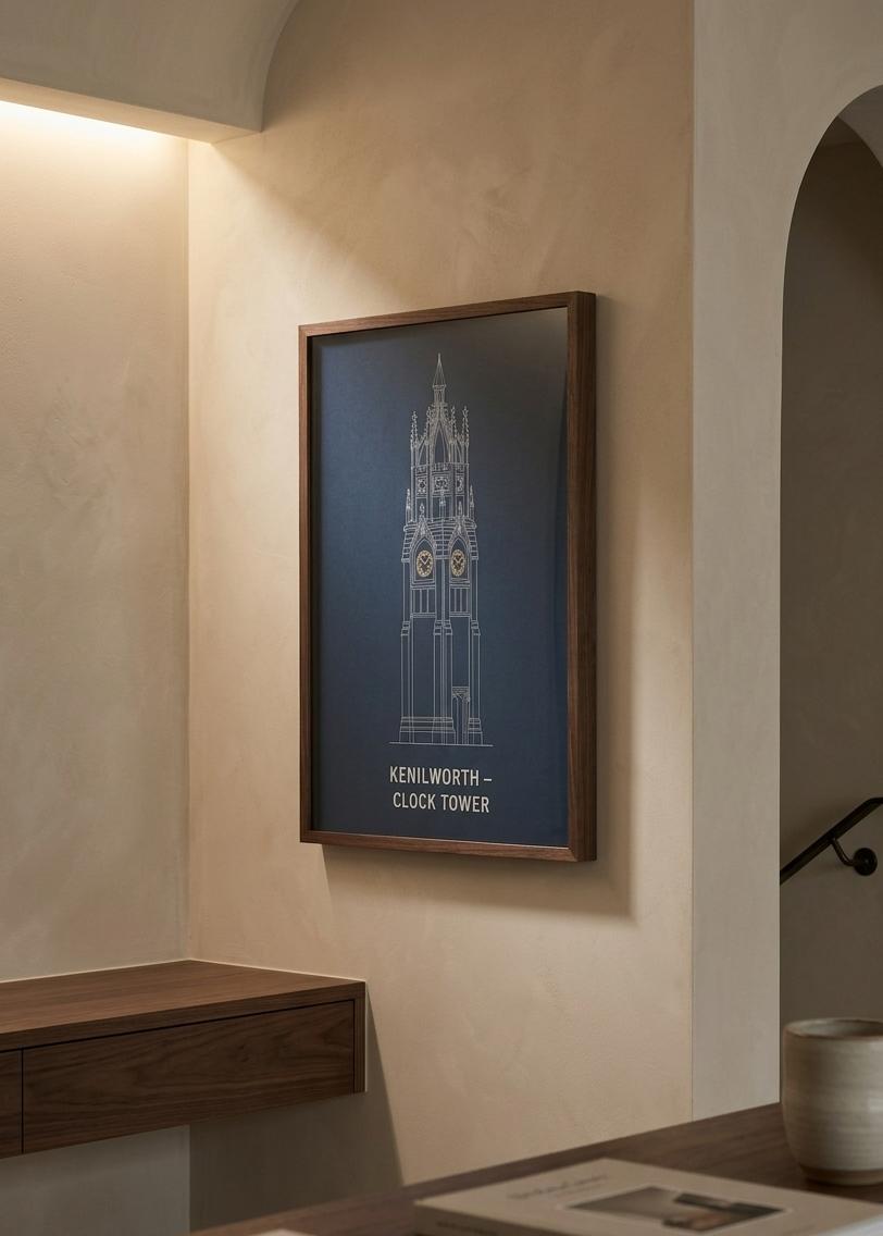 Kenilworth Clock Tower - Warwickshire Poster