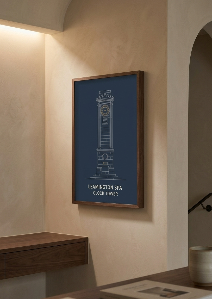 Leamington Clock Tower - Warwickshire Poster