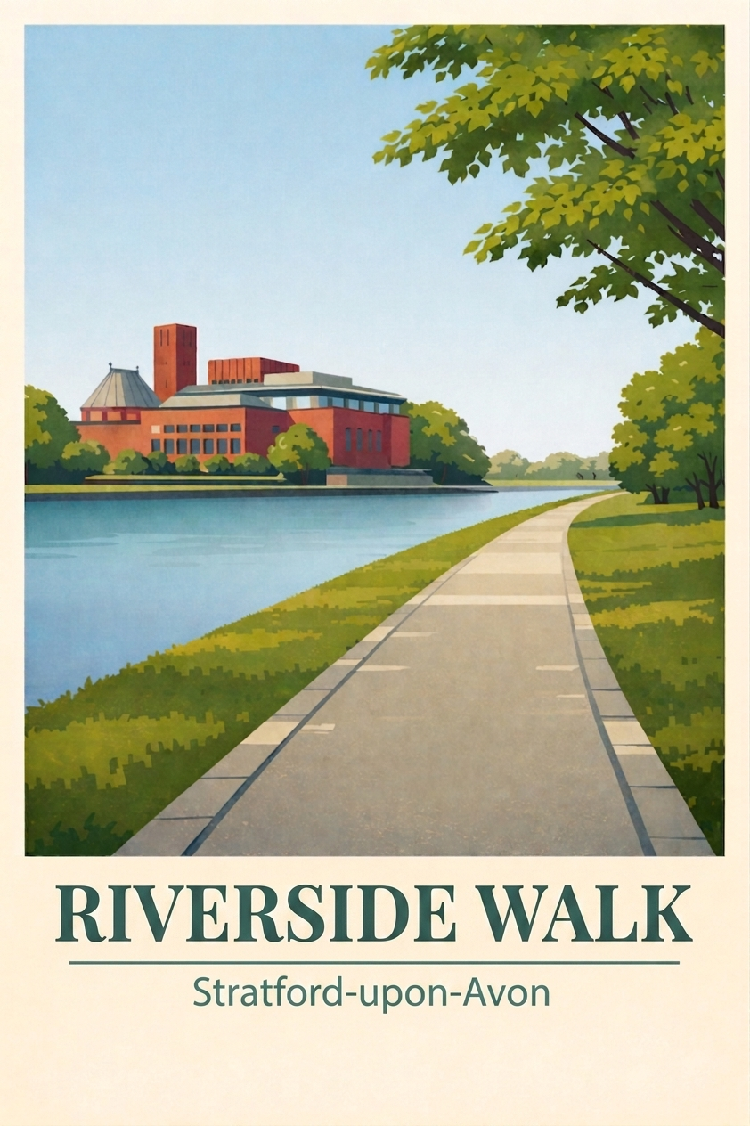 Riverside Walk - Stratford-Upon-Avon